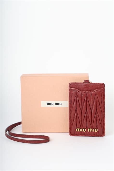 Porta Carte Miu Miu Ciliegie 